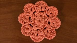 crochet coaster